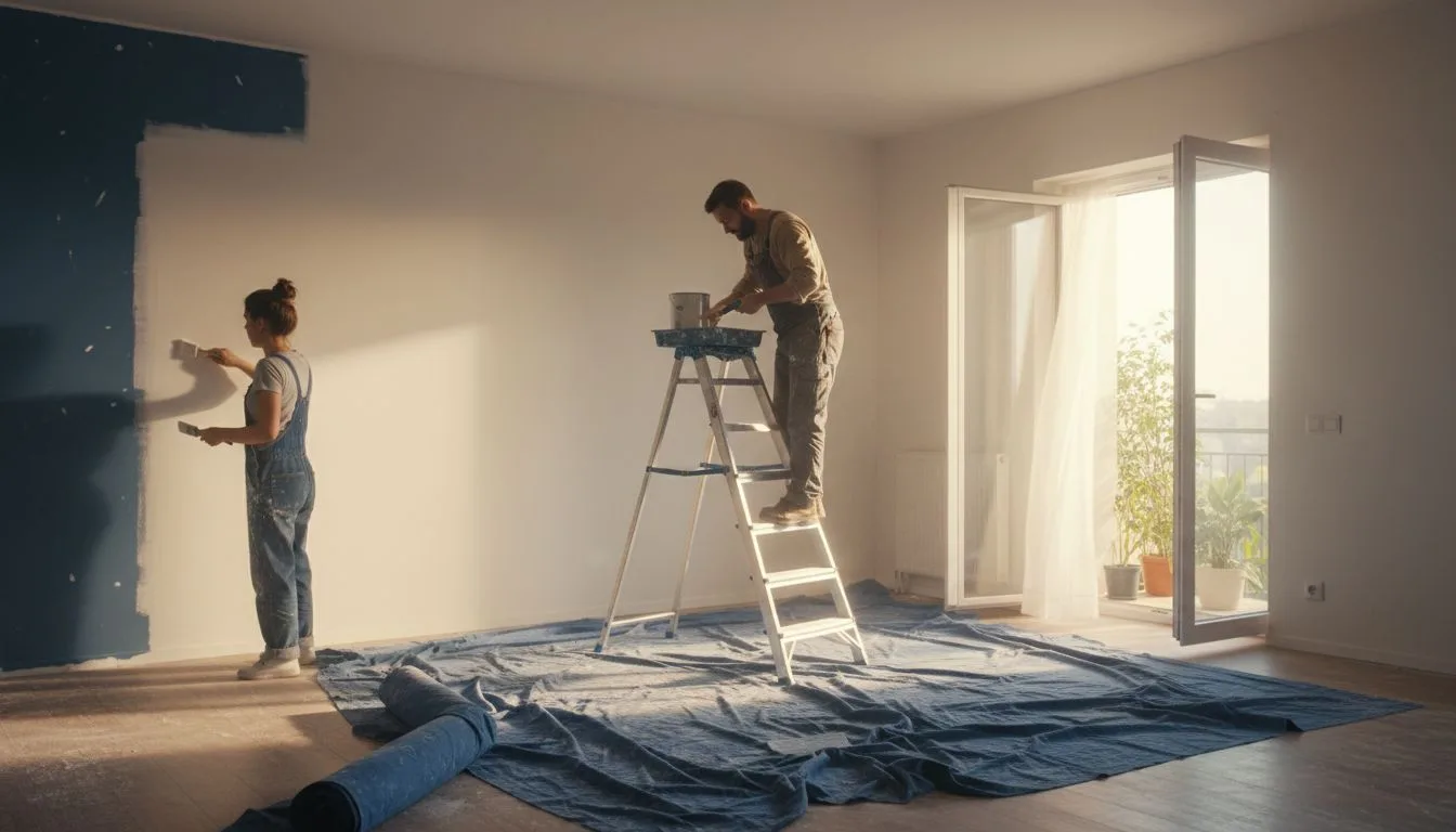 Pintura de interiores y exteriores para tu hogar o negocio